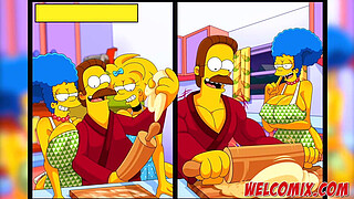 The best tits and butts in adult cartoons! Simptoons, Simpsons hentai!