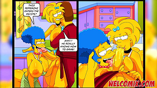 The best tits and butts in adult cartoons! Simptoons, Simpsons hentai!