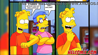 The best tits and butts in adult cartoons! Simptoons, Simpsons hentai!