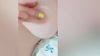 Young maid with big tits made a video for her boss to get a pay raise . Close-up . - LuxuryOrgasm