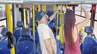 Student being groped by an old man on the bus in public!