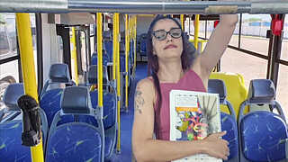 Student being groped by an old man on the bus in public!