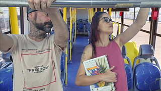 Student being groped by an old man on the bus in public!