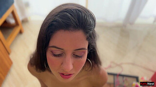 Beauty lured me into a hotel room to have hard sex - Creampie