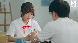 ModelMedia Asia - My girlfriend in college getting fucked by a black guy's huge cock