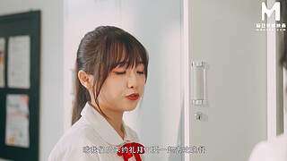 ModelMedia Asia - My girlfriend in college getting fucked by a black guy's huge cock