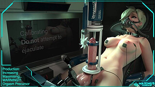 Futanari mercy being milked