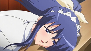 Hentai - Masturbating my Step Sister While step Mom is Cooking [Subtitled]