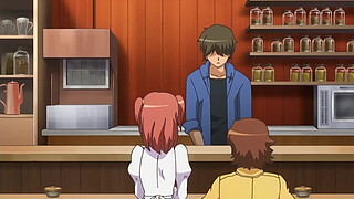 Hentai - Masturbating my Step Sister While step Mom is Cooking [Subtitled]