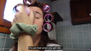 FANI wouldn't let the PLUMBER DO HIS JOB