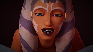Ahsoka fantisizes about sex and gets wet about it (by Redmoa)