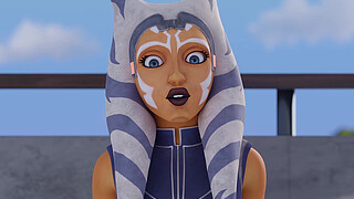 Ahsoka fantisizes about sex and gets wet about it (by Redmoa)