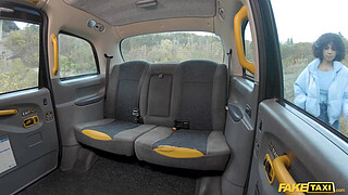 Fake Taxi Her natural boobs are in full swing as the taxi driver fucks her sweet pussy hard and fast