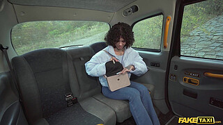 Fake Taxi Her natural boobs are in full swing as the taxi driver fucks her sweet pussy hard and fast