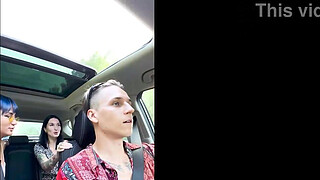 Friends decided to have sex outdoors