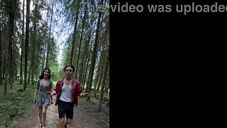 Friends decided to have sex outdoors