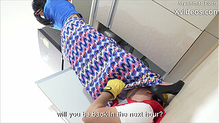 The Pipe Worker Fucked his Boss Wife Ass