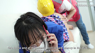 The Pipe Worker Fucked his Boss Wife Ass