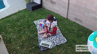 A Huge Meat Creames Pervy Cutie Lola Fae's Face After A Raw-Anal!