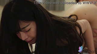 Chinese horny girl Ranako fucks with boyfriend at home.