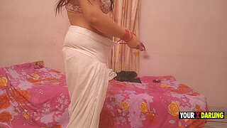 Day 03 Step mother was having back pain, step son fucked her and massaging her