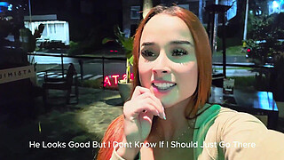 COLOMBIAN TEEN has risky PUBLIC SEX with stranger in a restaurant bathroom! - Abella Olsen