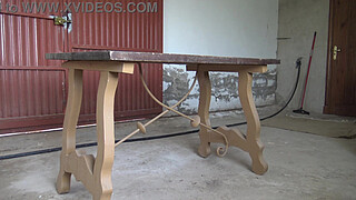 hot algerian milf shows her hairy pussy to horny brother-in-law