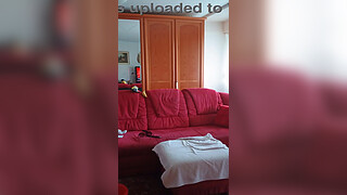 German Milf Sandra gets Facefucking deepthroat strangle anal creampie Hardcore part 1