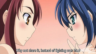 Busty Teens Fighting for a Lucky Man - Hentai Uncensored [Subtitled]