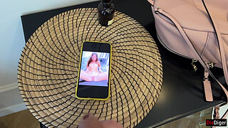 A classmate caught me jerking off to her photos, but we solved this problem by having sex!