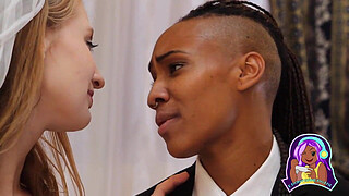 Ela Darling Starts Honeymoon With Strap On Fucking P1