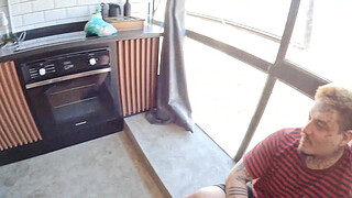 Porn behind the scenes with a hot girl