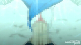 Hentai - Step Sister and Step Brother Almost Caught Fucking in the Pool