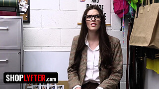 Coming From An Influential StepFamily, This Bratty Shoplifter Thinks She Can Get Away With Anything