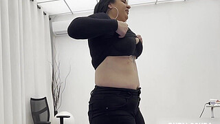 PutaLocura - Romanian with big udders Ursula swallows Torbe's milk