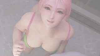 Honoka throated and anal