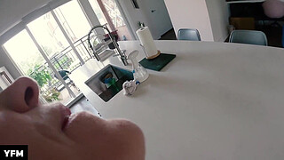 EatingOut StepMom in the Kitchen