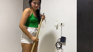 I offer my maid money to strip and do whatever I ask her to do.