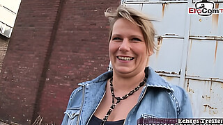 German housewife next door does sex casting for money