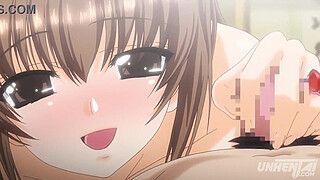 Touching my Busty Virgin Step Sister - Hentai