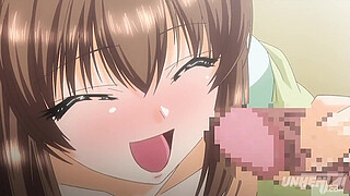 Touching my Busty Virgin Step Sister - Hentai