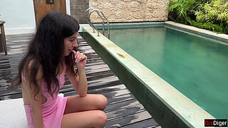 I stopped time and fucked a hot real estate agent girl in all holes