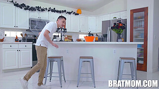 Stepmoms Witchy Seduction: Venus and Juan's Halloween Hookup