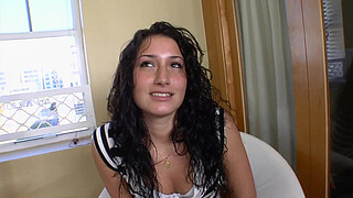 Brunette slutty whore cumshot and fucking