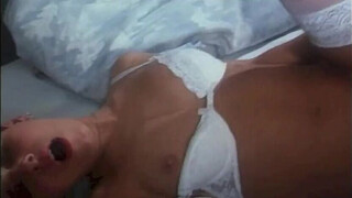 A young Maria Bellucci sucks cock and takes it in the ass