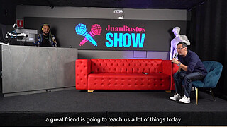 Big ass Latina has hard sex in front of fat wanker in public - Knock Knock & Juan Bustos Show