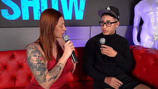 Big ass Latina has hard sex in front of fat wanker in public - Knock Knock & Juan Bustos Show