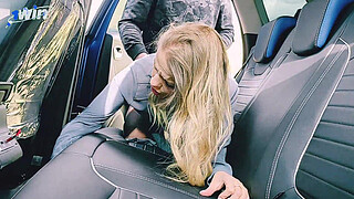 The trip ended with a big cumshot on my pussy. Part 2