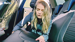 The trip ended with a big cumshot on my pussy. Part 2