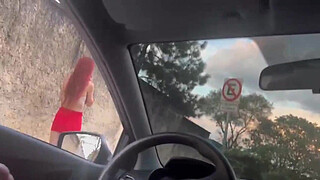 Asking for information on the street from a hot girl who was at the bus stop!